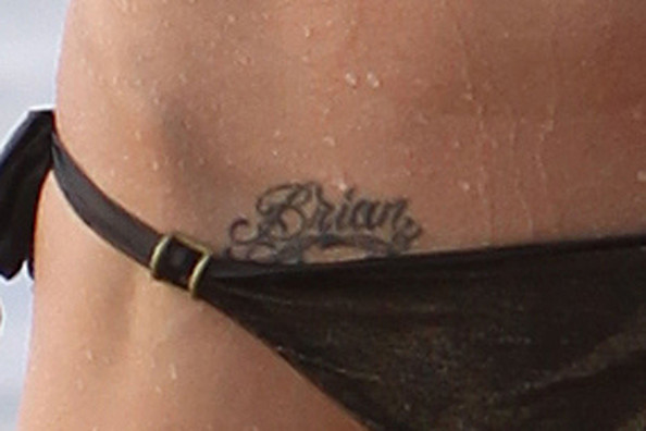 Megan Fox hip tattoos