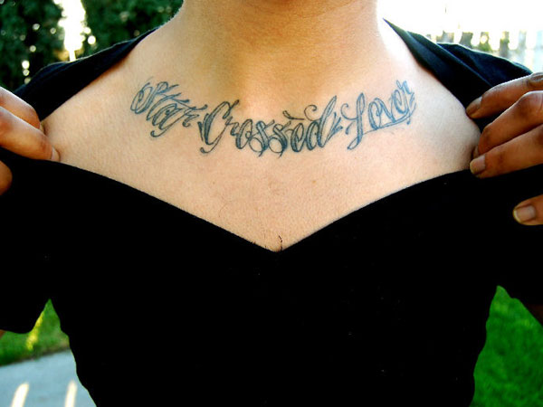 Chest Name Tattoo Ideas