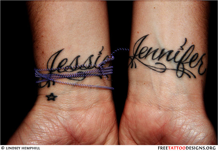 Wrist Name Tattoo Ideas