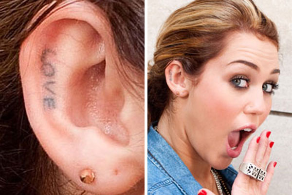 Miley Cyrus tattoo design