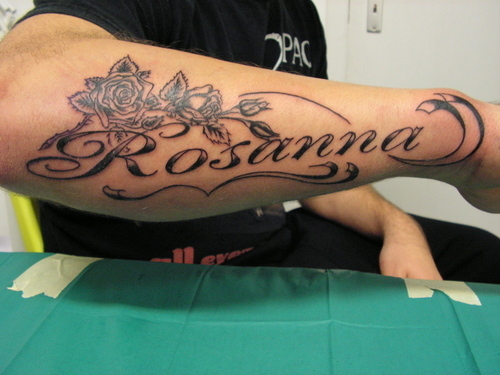Name Rosanna Tattoo