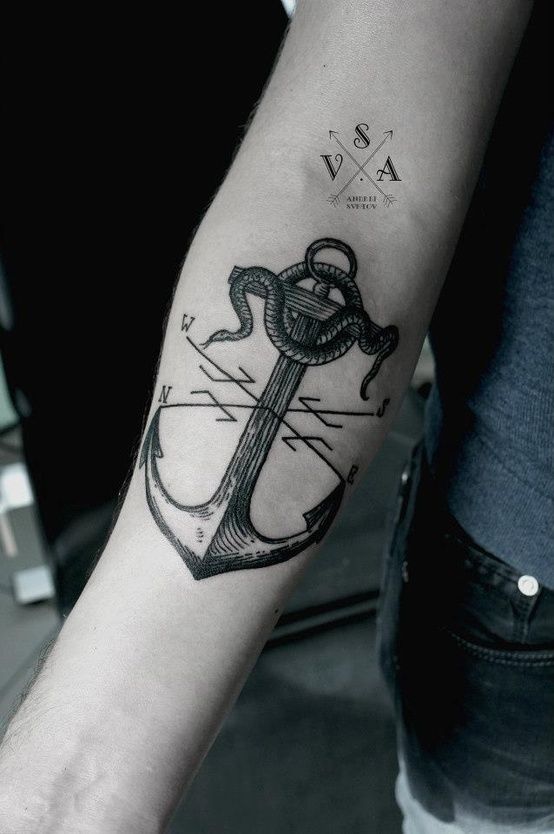 Anchor tattoo designs ideas for women