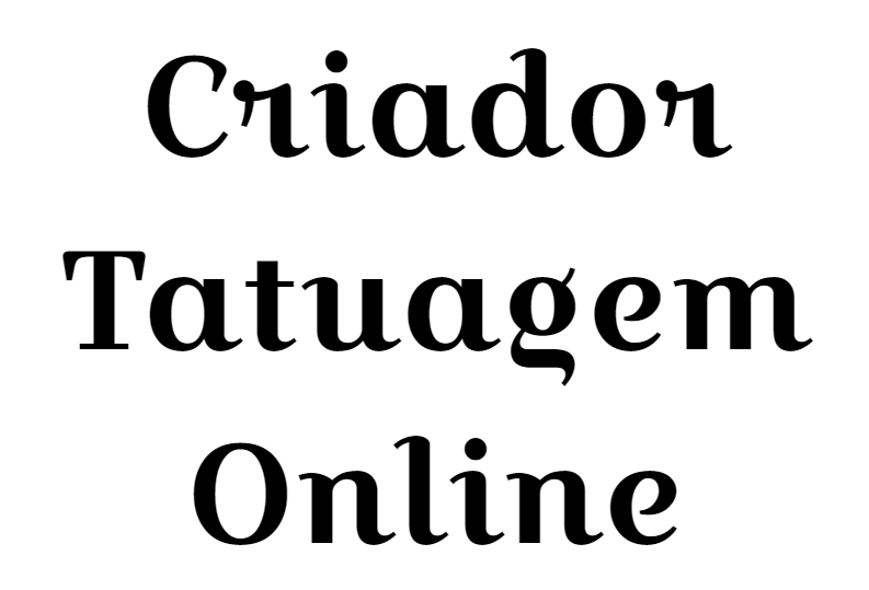 Criador Tatuagem Online