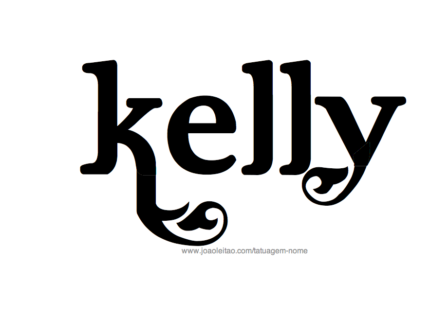 Desenhos de Tatuagem com o Nome Kelly