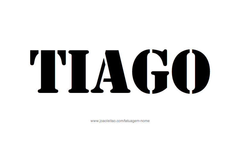 Desenhos de Tatuagem com o Nome Tiago Desenhos de Tatuagem com o Nome Tiago
