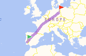 portugal à alemanha de carro