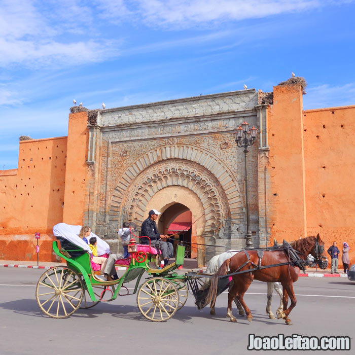 Porta Bab Agnaou em Marrakech