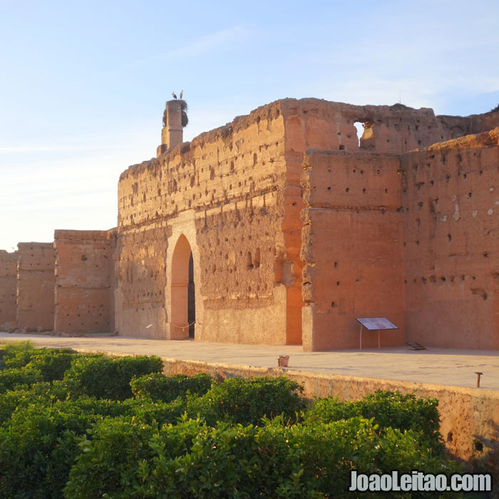 Palácio El Badi em Marrakech