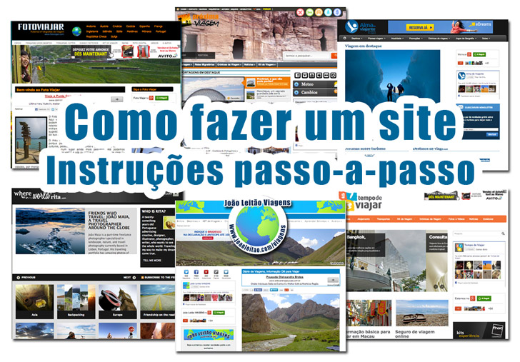 Como fazer um site ou blog de viagens