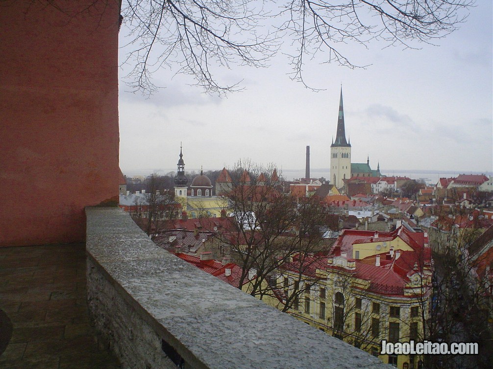 Fotografia de Tallinn, capital da Estónia