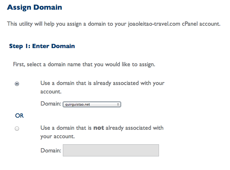 Instalar dominio site