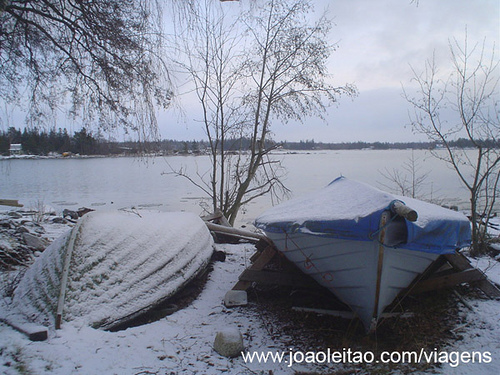 Kaskinen durante o Inverno, Finlândia