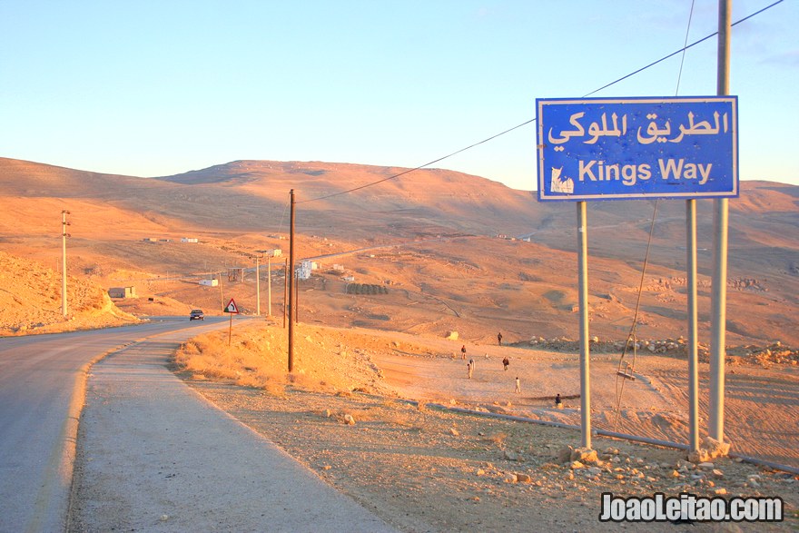 Foto da Estrada do Rei - Kings Way na Jordânia