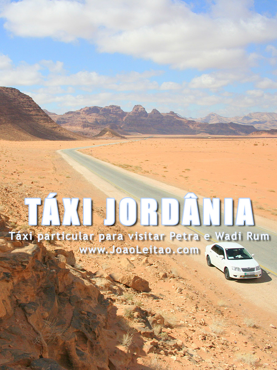 Táxi particular para visitar Petra e Wadi Rum na Jordânia