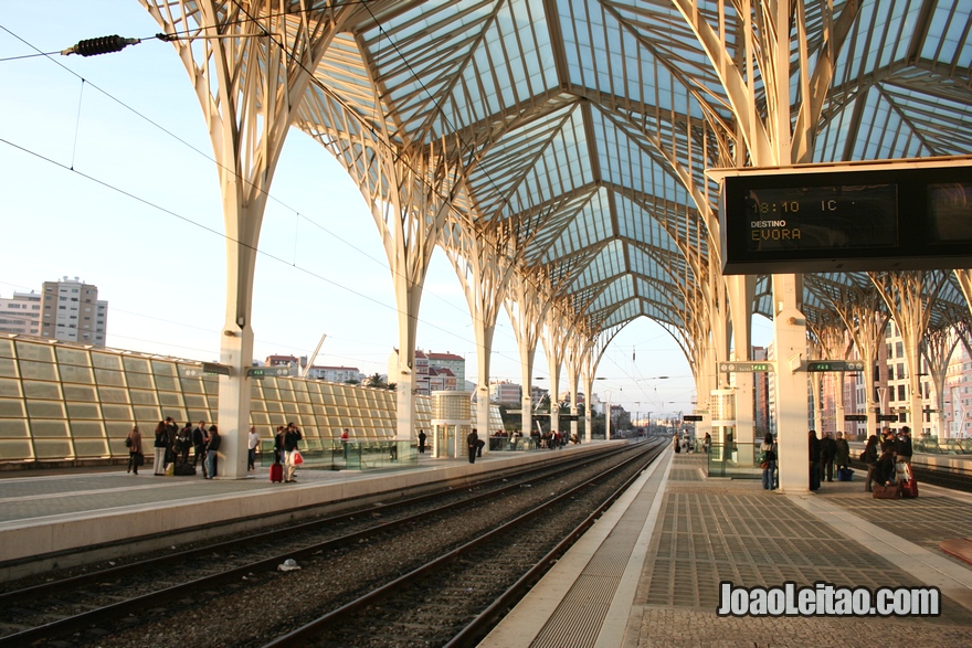 Estação de comboios em Lisboa