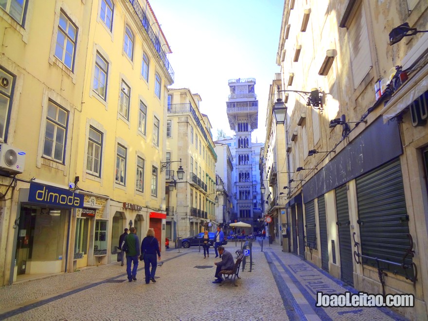 Foto do Elevador de Santa Justa em Lisboa
