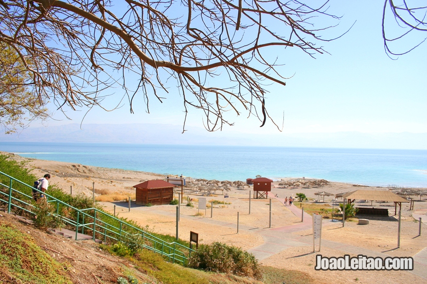 Estância balnear do Mar Morto em Israel 