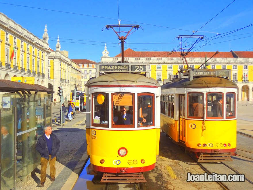 Foto da Praça do Comércio também conhecida como o Terreiro do Paço em Lisboa