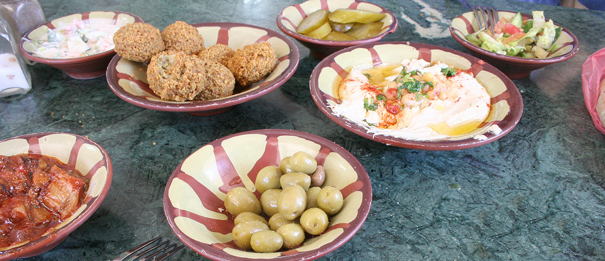 Restaurante em Jericó, Cisjordânia Palestina