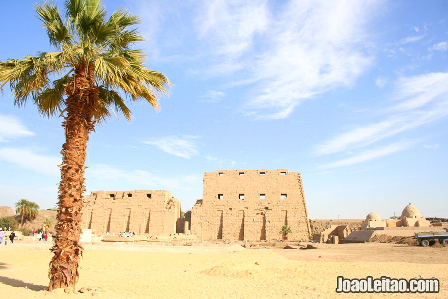 Vista geral do Templo de Karnak