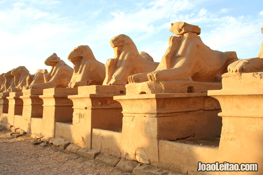 Entrada do Templo de Karnak em Luxor