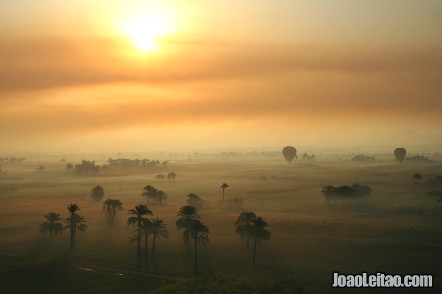 Nascer do Sol em Luxor