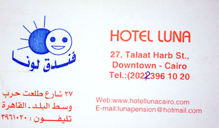 Hotel Luna na Downtown Cairo Hotel Egipto