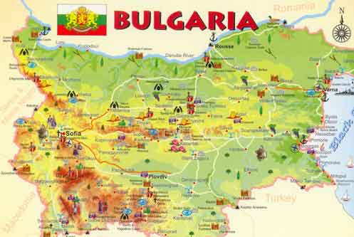 Mapa de Monumentos na Bulgária 40