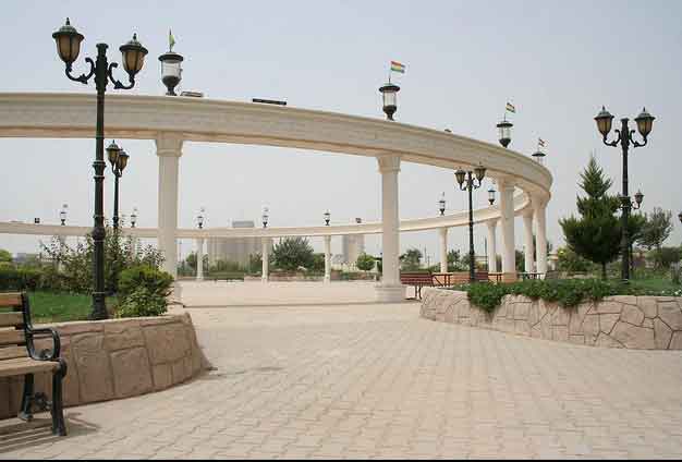 Parque Minare em Erbil, Região Curdistão, Iraque