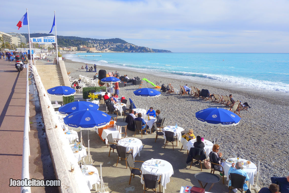 Costa Azul em Cannes no Mar Mediterrâneo, Visitar França