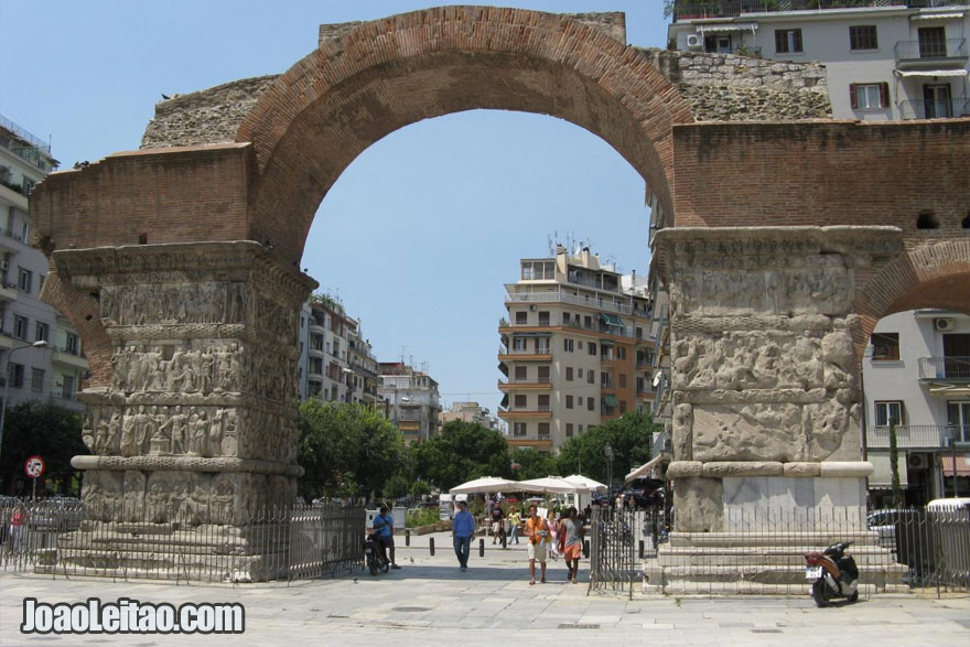 Arco de Galerius em Salónica, Visitar a Grécia