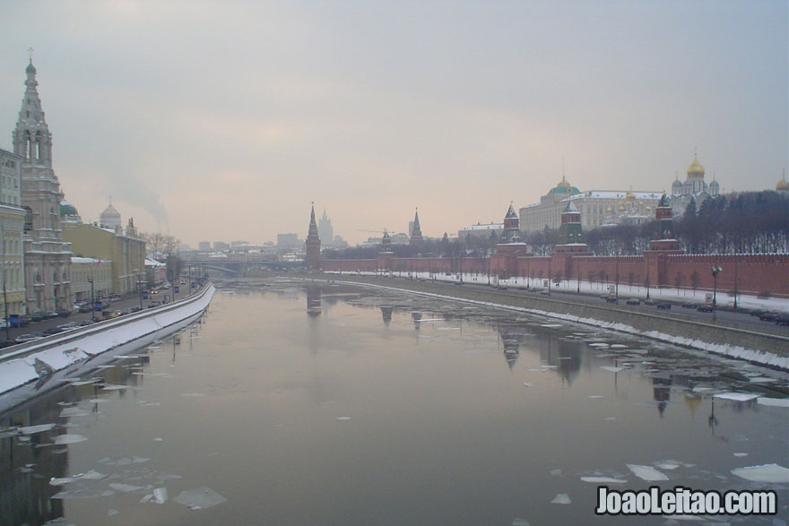 Vista do rio Volga e do Kremlin, Visitar a Rússia