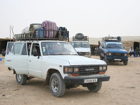 Transporte 4x4 desde Tombuctu até Mopti, Mali