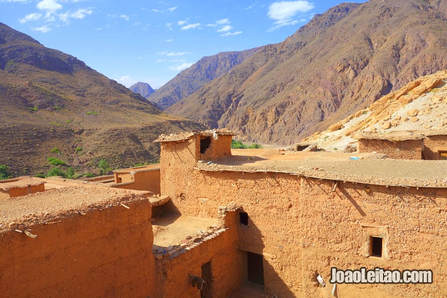 Aldeia de Aguerzga na região de Ouarzazate