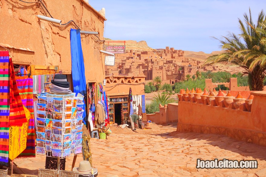 Ksar Ait Benhaddou na região de Ouarzazate
