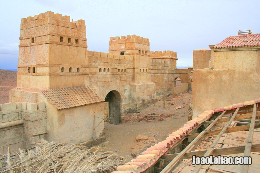 Cenario do filme Die Papstin filmado em 2009 em Ouarzazate