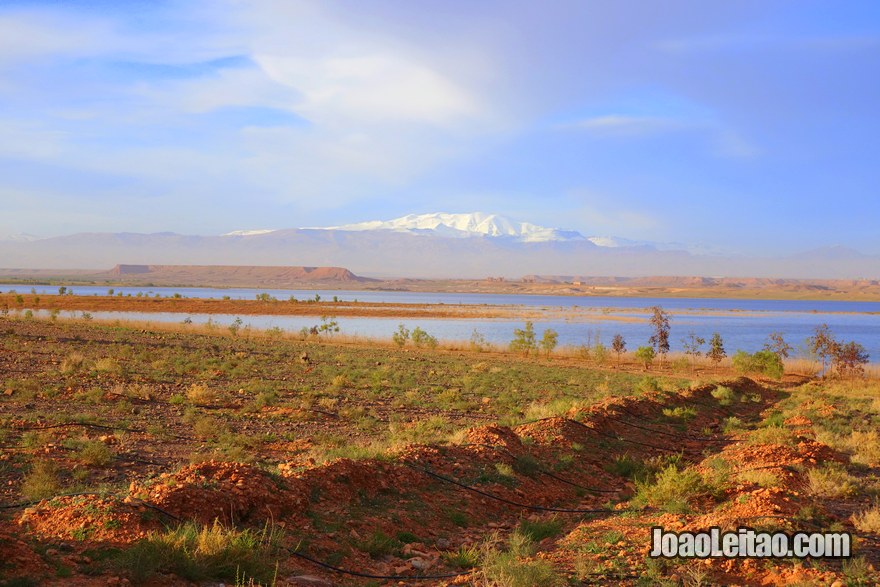 Barragem Al-Mansour Ad-Dahb em Ouarzazate