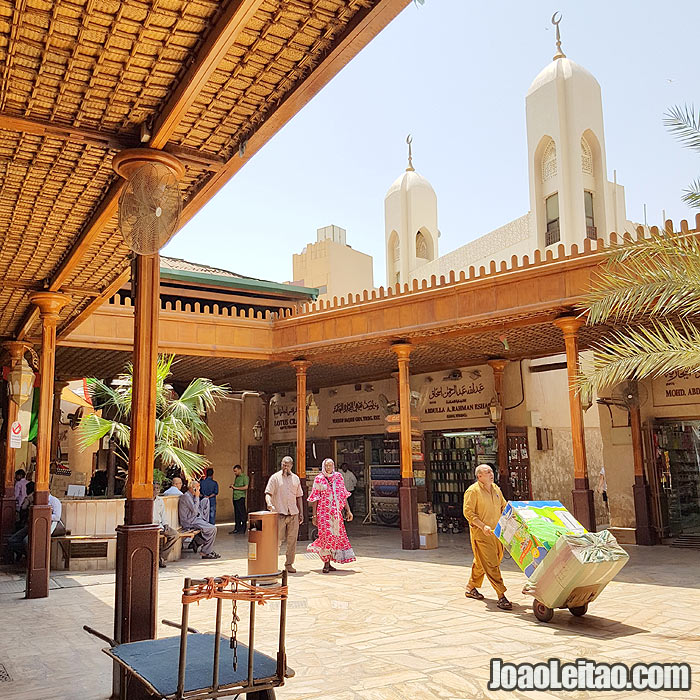 Souk antigo de Deira no Dubai