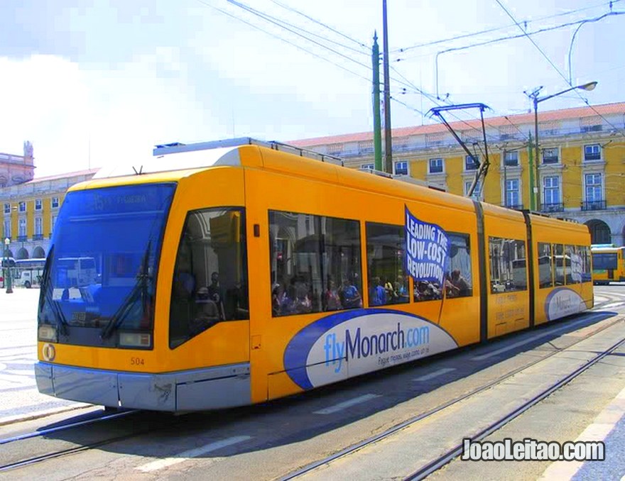 Eléctrico 15 em Lisboa Portugal