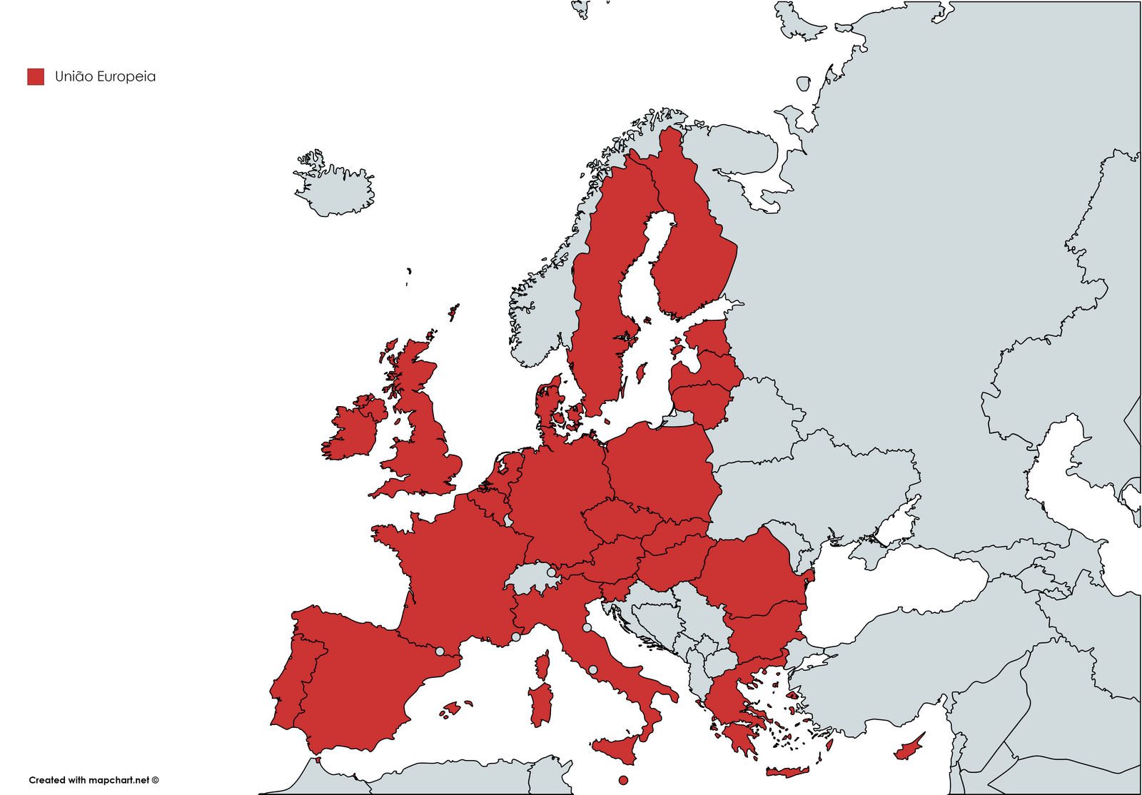 MAPA UNIÃO EUROPEIA