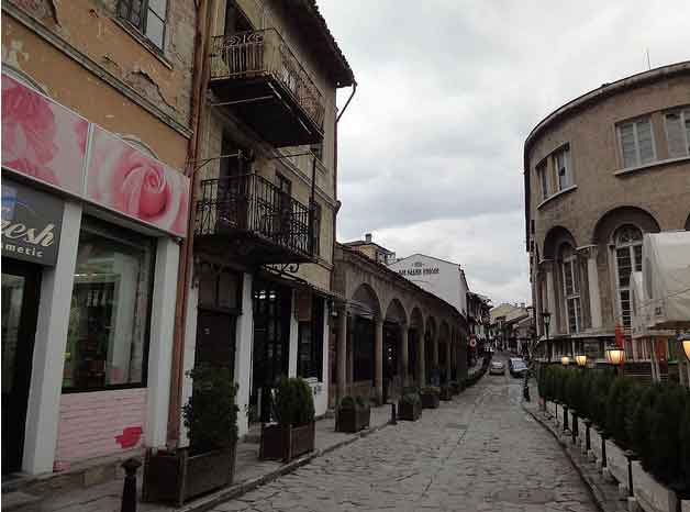 Fotografias da parte antiga de Veliko Tarnovo Bulgária 20