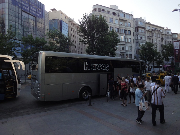 Autocarro Taxim até Aeroporto Sabiha em Istambul