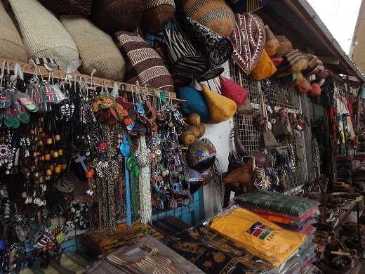 Mercado coberto de Nairobi Quénia