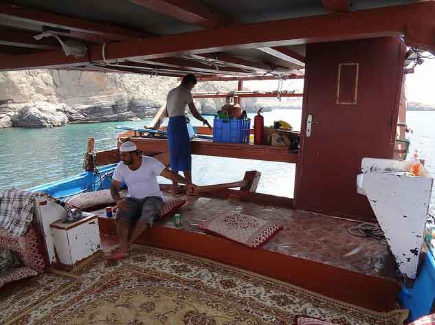 Excursão de barco na Península de Musandam, Omã