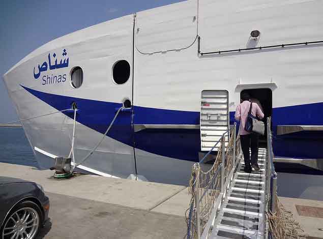 Ferry-boat desde Khasab Musandam até Muscat, Omã