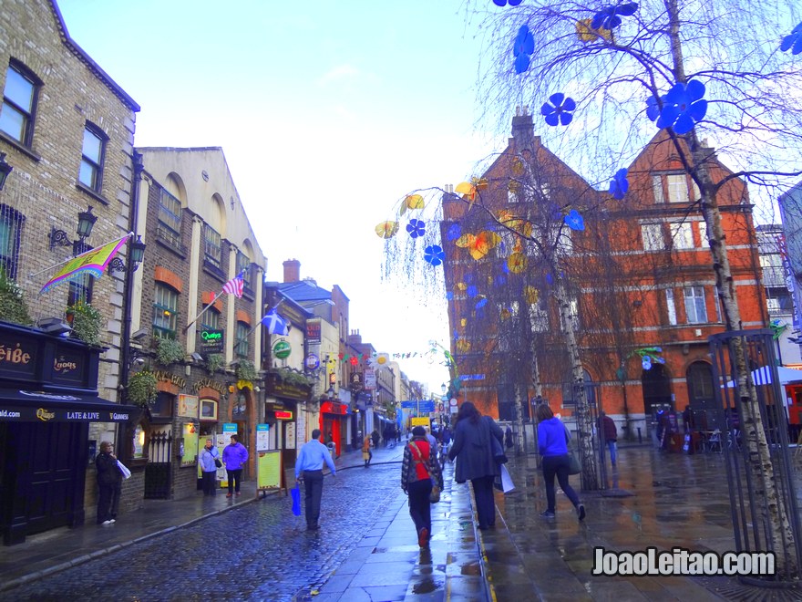 Foto do Bairro Temple Bar em Dublin