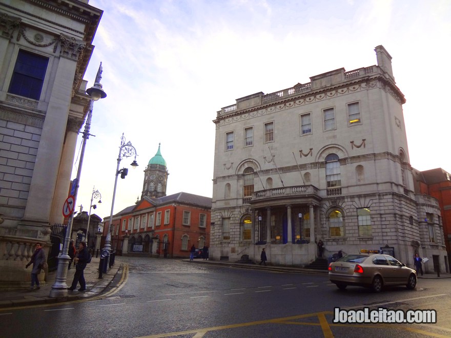 Foto da Rua Castle Street em Dublin