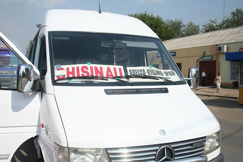 BUS Marshrutka Odessa até Chisinau, Transporte Ucrânia até Moldávia 61