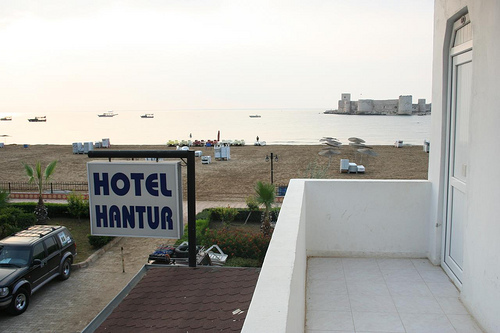 Hotel Hantur na Praia em Kizkalesi, Turquia 10