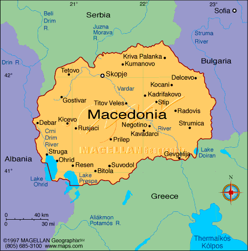 Mapas da Macedónia 2